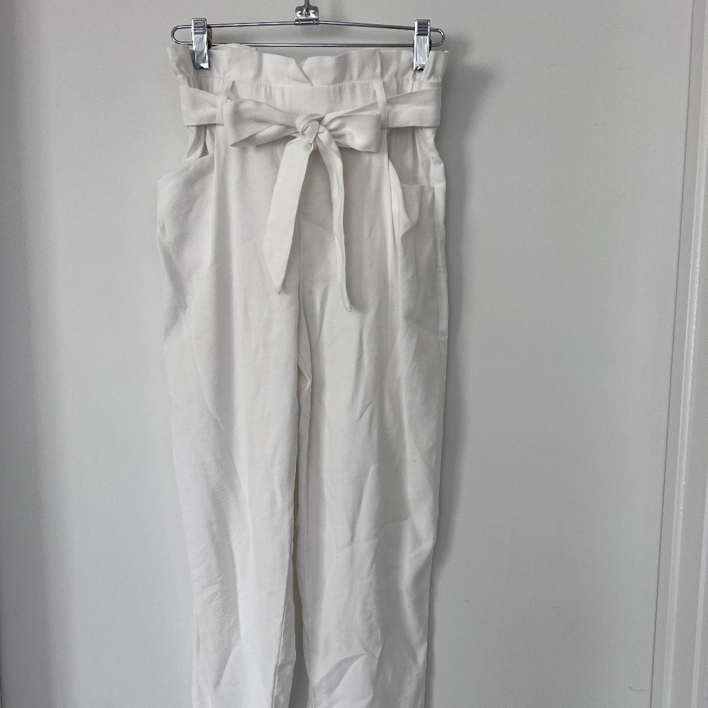 Zara White Pants
